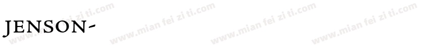 jenson字体转换