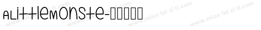 ALittleMonste字体转换
