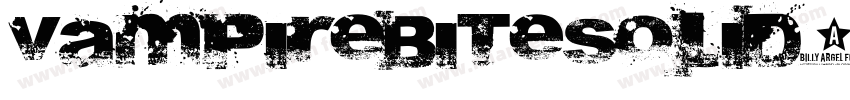 VampireBiteSolid字体转换