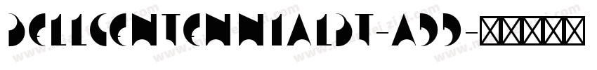 BellCentennialBT-Add字体转换