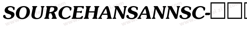 SOURCEHANSANNSC字体转换