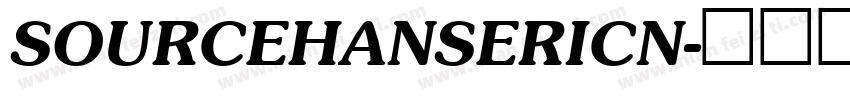 SOURCEHANSERICN字体转换