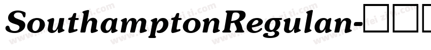 SouthamptonRegulan字体转换