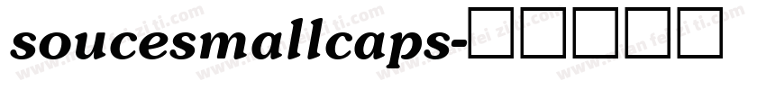 soucesmallcaps字体转换