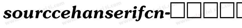 sourccehanserifcn字体转换