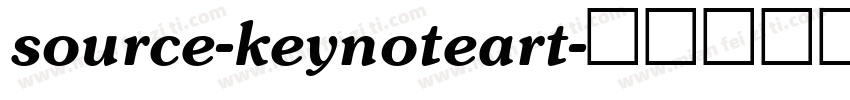 source-keynoteart字体转换