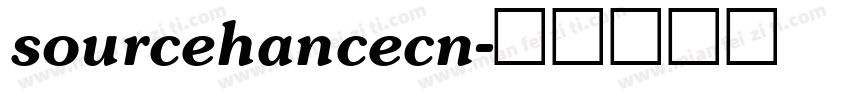 sourcehancecn字体转换