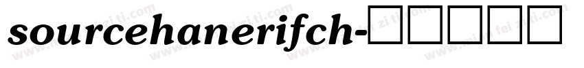 sourcehanerifch字体转换