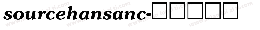 sourcehansanc字体转换