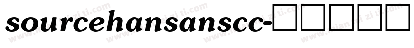 sourcehansanscc字体转换
