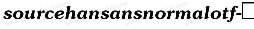 sourcehansansnormalotf字体转换