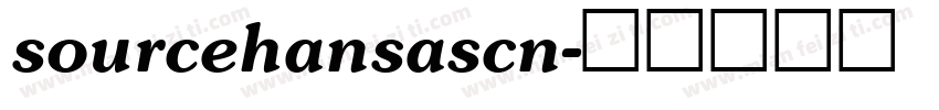 sourcehansascn字体转换