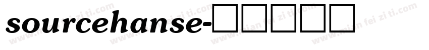 sourcehanse字体转换
