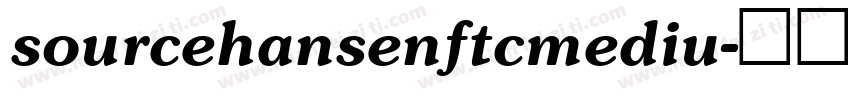 sourcehansenftcmediu字体转换
