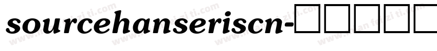 sourcehanseriscn字体转换