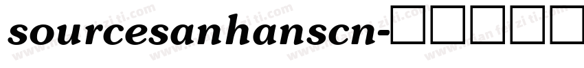 sourcesanhanscn字体转换