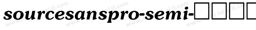 sourcesanspro-semi字体转换