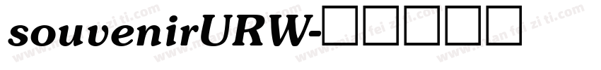 souvenirURW字体转换