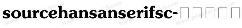 sourcehansanserifsc字体转换