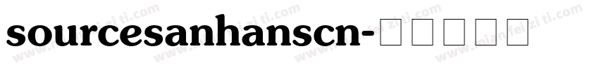 sourcesanhanscn字体转换