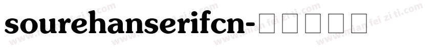 sourehanserifcn字体转换