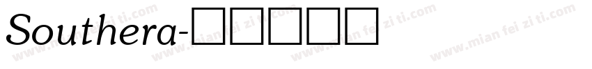 Southera字体转换