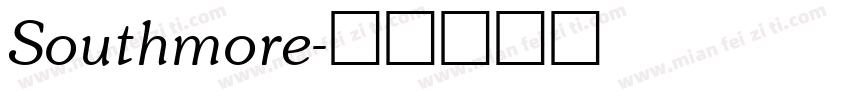 Southmore字体转换