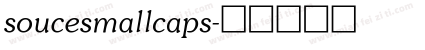 soucesmallcaps字体转换