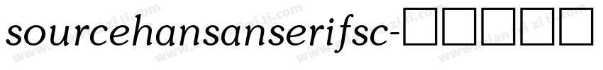 sourcehansanserifsc字体转换