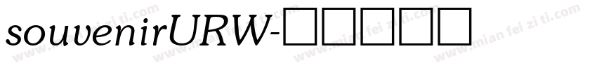 souvenirURW字体转换