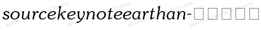 sourcekeynoteearthan字体转换