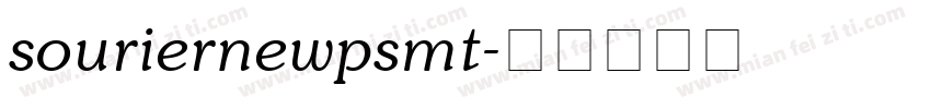 souriernewpsmt字体转换