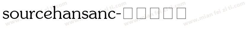 sourcehansanc字体转换