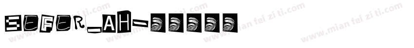 SEFER_AH字体转换