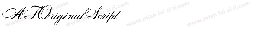 ATOriginalScript字体转换