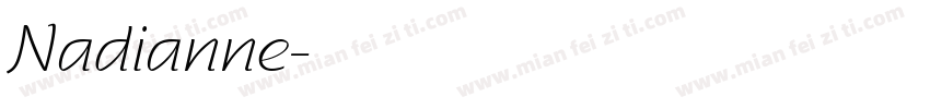 Nadianne字体转换