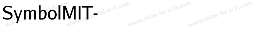 SymbolMIT字体转换