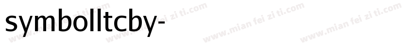 symbolltcby字体转换