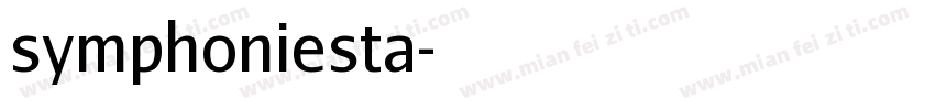 symphoniesta字体转换