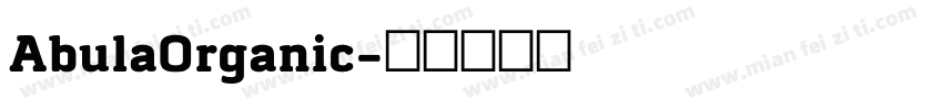 AbulaOrganic字体转换