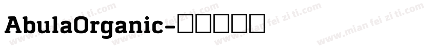 AbulaOrganic字体转换
