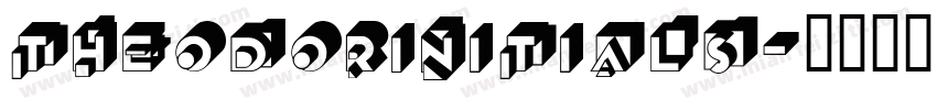 TheodorInitials字体转换