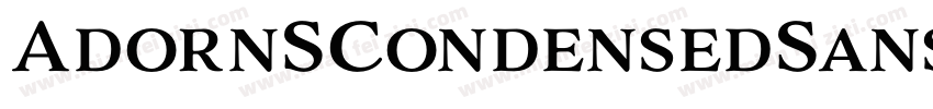 AdornSCondensedSans字体转换