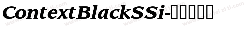 ContextBlackSSi字体转换