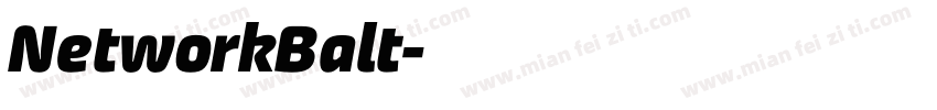 NetworkBalt字体转换