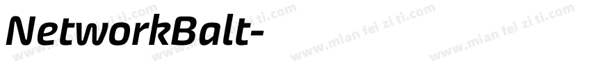 NetworkBalt字体转换