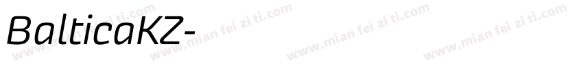 BalticaKZ字体转换