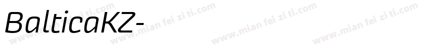 BalticaKZ字体转换