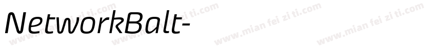 NetworkBalt字体转换