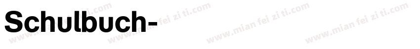 Schulbuch字体转换
